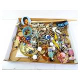 Lot of Misc. Costume Jewelry in Flat