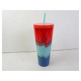 NEW Starbucks Summer 2021 Color Wave Red Aqua