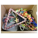 Lot of Used Pet Toys & Cage Accessories - Mostly