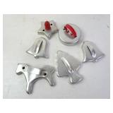 Lot of Misc. Vintage Aluminum Cookie Cutters