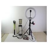 Lot of Lighting/Photography Related Items - Ring