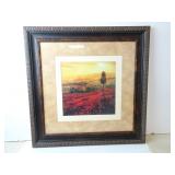 Framed & Matted Countryside Art Print 25' x 25'