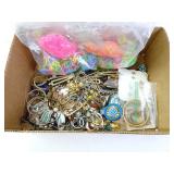 Lot of Misc. Costume Jewelry in Flat