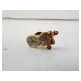 Swarovski Crystal Masquerade Mask Pin