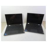 Lot of 2 Lenovo 300e Chromebooks - Untested/As is