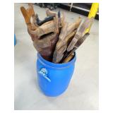 Barrel of Misc. Hand Saws - Great for art pieces!