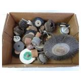 Lot of Abrasive Wire & Brush Bit Attachments