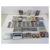 Lot of Misc. Music Cassettes & Cases - 3 Cases in