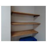 Shelves with Brackets 33'