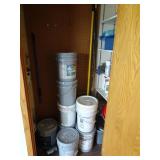 Contents of Entrance Closet - Paint Pes Control &