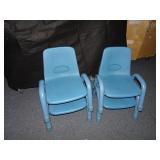 Lot of 4 Commercial Grade Toddler Chairs