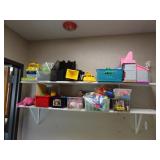 Contents of Wall Shelves - Lots of Toys (closet)