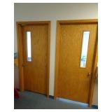 Lot of 3 Commercial Window Doors 36' Wide