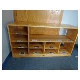 4ft Wood Organizer