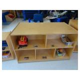 Rolling Double Sided Classroom Organizer Shelf -