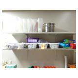Kitchen Wall Shelves w/ Brackets - excludes
