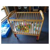 Angeles Commercial Wooden Baby Crib with Pad