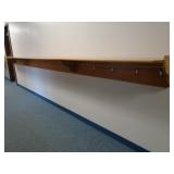 16ft Hallway Shelf with Coat Hangers - Buyer
