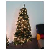 6ft Artificial Pre Lit Christmas Tree w/ Stand