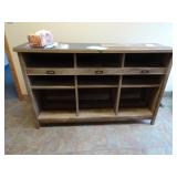 58' Wide Pressboard Credenza Shelving Unit -