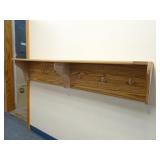 62' Hallway Shelf with Coat Hangers - Buyer