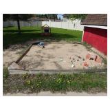 Sandbox Frame with Contents