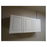 54' Wide White Wall Cabinet in Bathroom with
