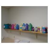 Shelf with Paint Contents