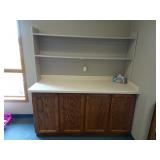 67' Wide Countertop Cabinet Bank with Upper