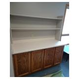67' Wide Countertop Cabinet Bank with Upper