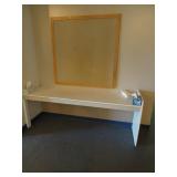Entreeway Desk with Bulletin Board  - Desk Size