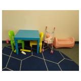 Childrens Table with Chairs & Doll Related