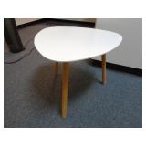 White Round Triangular End/Coffee  Table