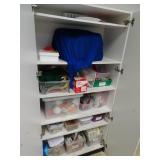 Art Supply Contents of Cabinet - Excludes Cabinet