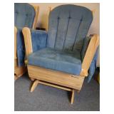 Foundations Wooden Frame Commercial Glider Rocker