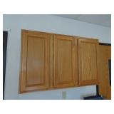Set of Maple Face Wall Cabinets - Overall 48'