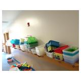 Lot of Organizing Bins & Related
