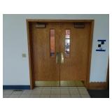 Set of Commercial Windowed 6ft Total Width Double