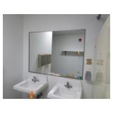 4ft x 3ft Commercial Bathroom Mirror in Frame -