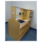 Childcraft Commercial Wood Childrens Play Kitchen