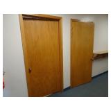 Lot of 2 36' Commercial Doors w/ Frame - buyer