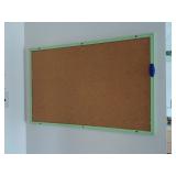 Cork Bulletin Board on Wall - buyer responsible