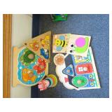 Lot of Misc. Childrens Wood Puzzles