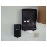Paper Towel & Soap Dispenser on Wall w/ Key-