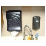 Paper Towel & Soal Dispensers on Wall w/ Key -