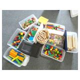 LARGE Lot of Wood Toys & Related
