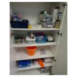 Art Supply Contents of Cabinet - Excludes Cabinet