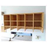 4ft Wooden Wall Cubby Organizer - buyer