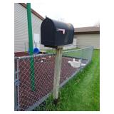 Oversized Metal Mail Box on Post - Buyer