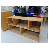 48' Wooden Classroom Organizer Shelf